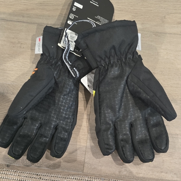 DC Black and Neon Gloves - Picture 2 of 5